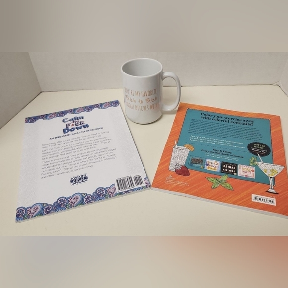 Adult Coloring Books and Coffee Mug - Picture 3 of 5